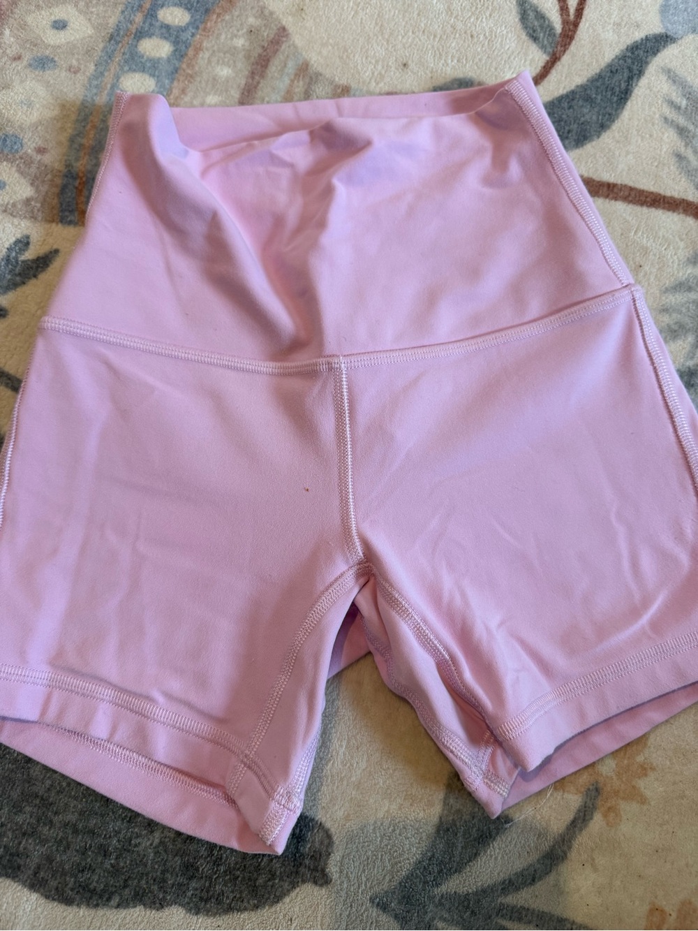 lululemon athletica High-Rise Light Pink Bike Shorts